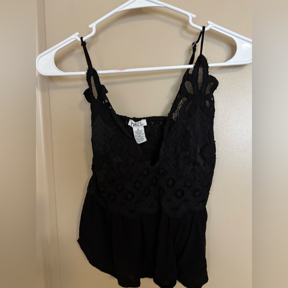 Rue21 Black Lace Camisole